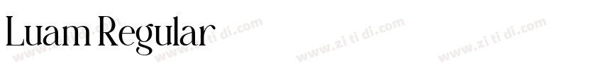 Luam Regular字体转换 Luam Regular字体转换